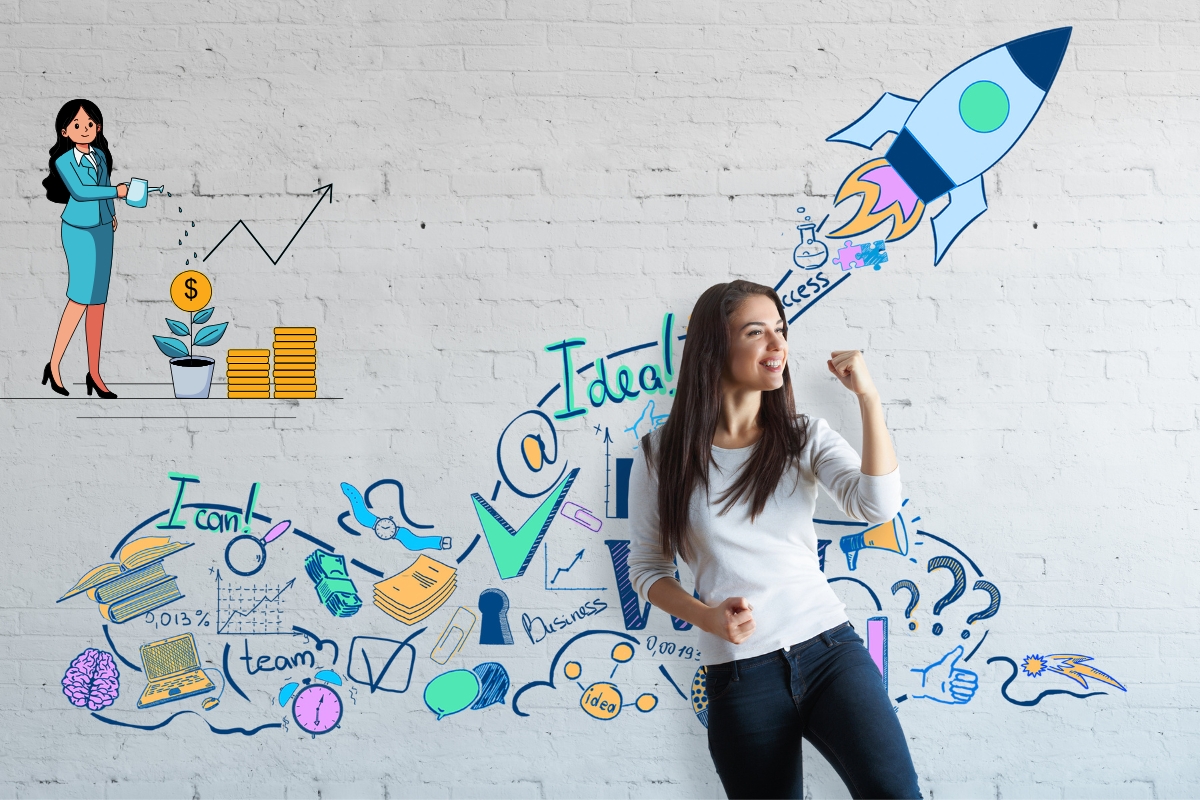 Žena preduzetnica razvija poslovnu ideju uz podršku edukacije i mentorstva